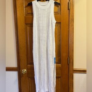 Cupshe White Knit Cover-Up